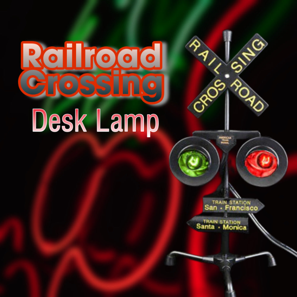railroad crossing lamp