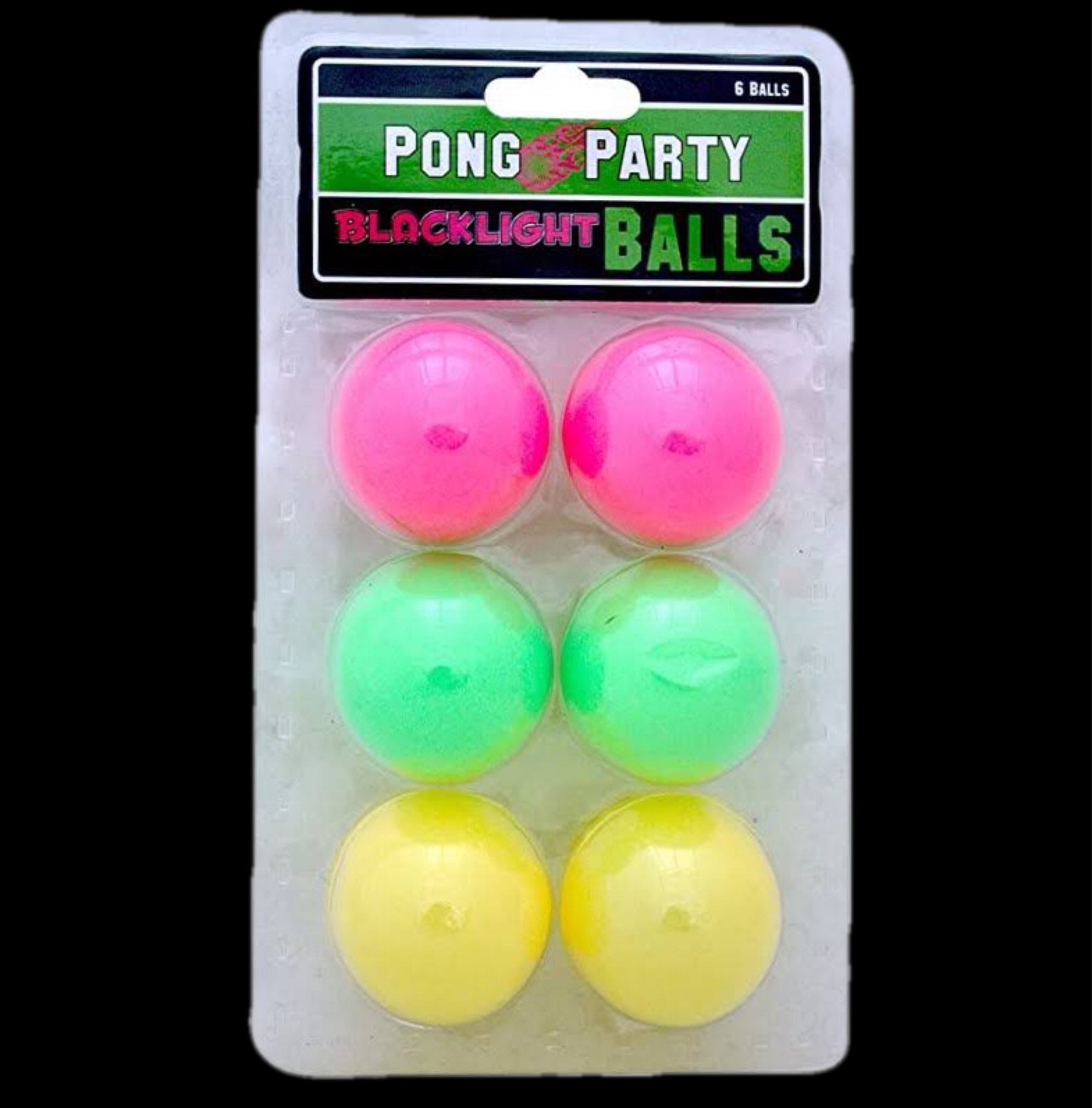 Blacklight Pong Balls