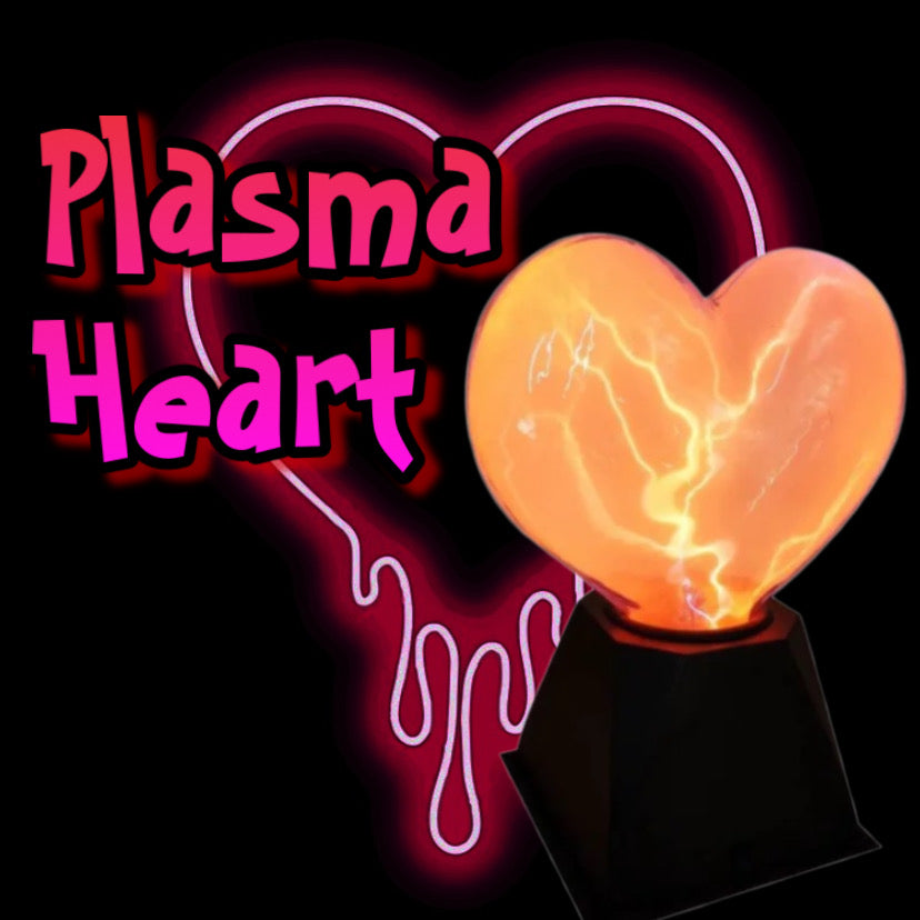 plasma heart lamp