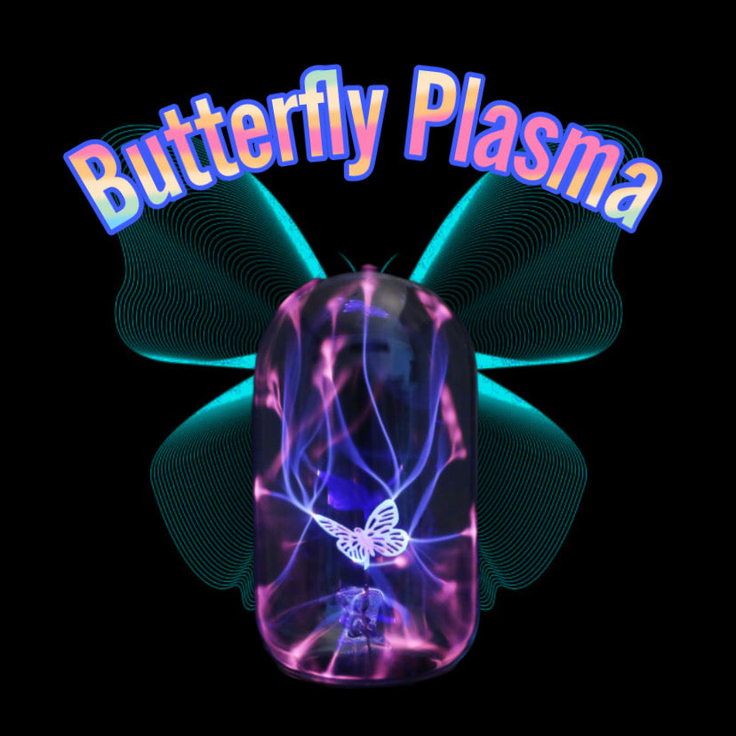 Mini Butterfly Plasma Globe